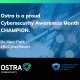 Ostra is a proud Cybersecurity Awareness Month Champion